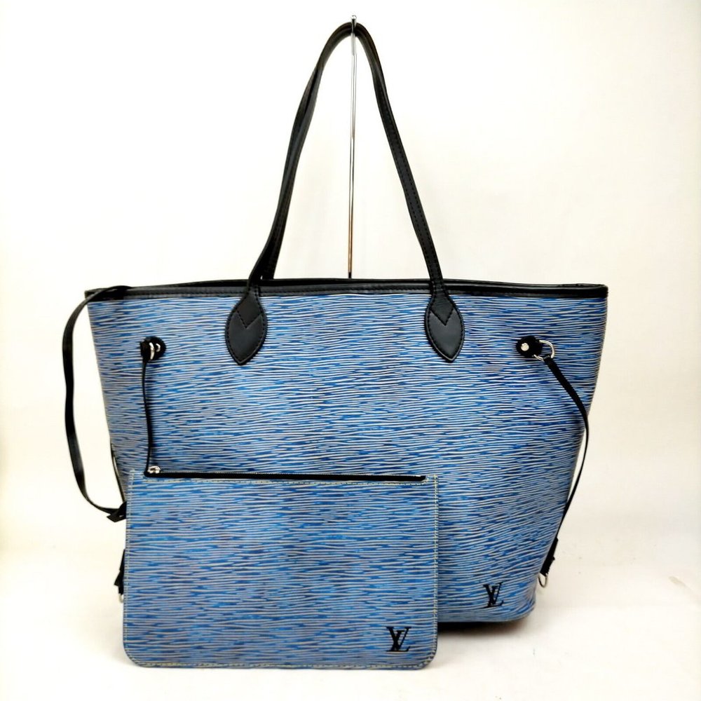 Louis Vuitton LV Epi  Neverfull MM Blue Tote bag